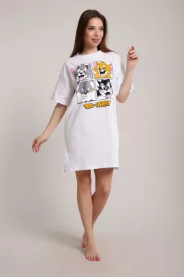 Платье ЕПЛ-1060-22 белый последний размер