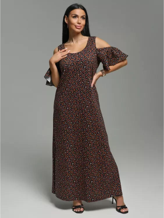 Новелла платье женское (шоколад)