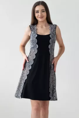 Сорочка Лана черный последний размер