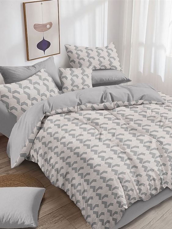 Постельное белье поплин эксклюзив на молнии - Лоренсо