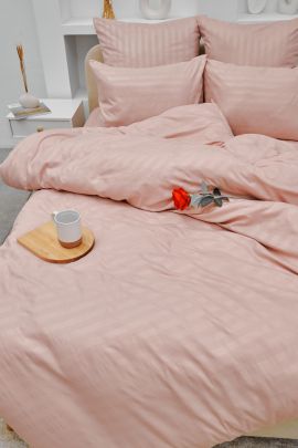 Пододеяльник Микрофибра Страйп - Пудра