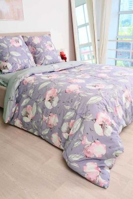 КПБ Перкаль Зима-лето с прост. на резинке - Азалия