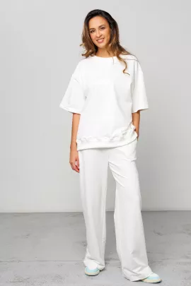 Костюм женский с брюками 689943