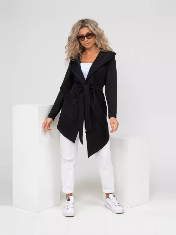 Кардиган 1276/3 черный последний размер