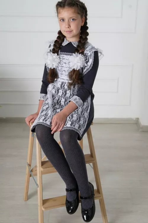 Колготы детские Перемена серый последний размер