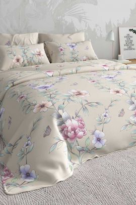 КПБ бязь Премиум - Маргарита беж