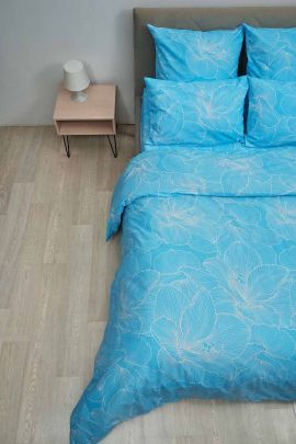 КПБ поплин премиум - Вернисаж Голубой