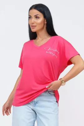 Оксана(розовый) футболка