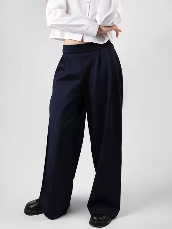 Брюки для девочки утепленные Школа 4