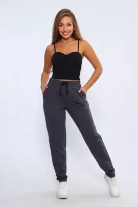 Брюки женские 8-045б (графит)