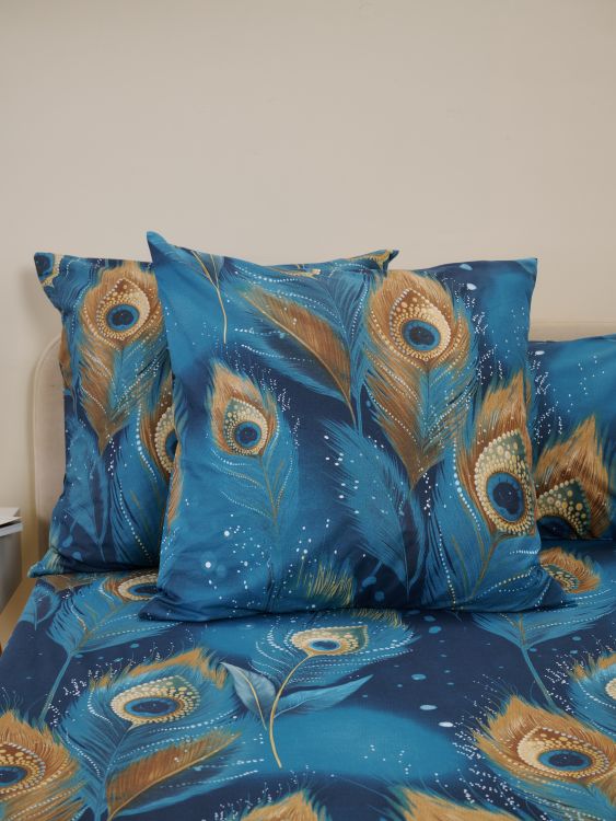 Комплект наволочек бязь люкс - Перо павлина