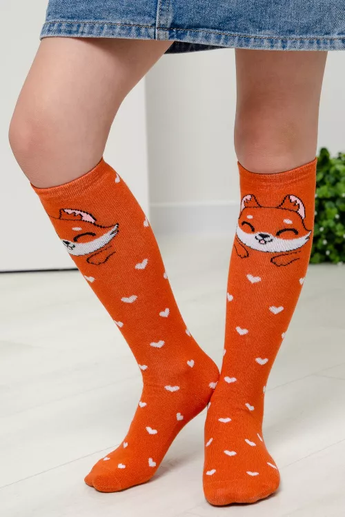 Гольфы детские Лисенок (набор 2 пары)