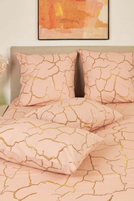 Комплект наволочек бязь - Кракле, цвет пудра