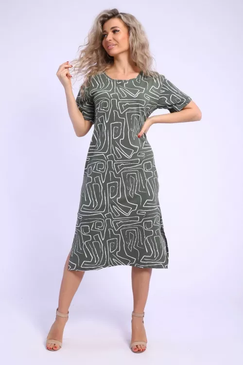 Платье 13162 зеленый последний размер