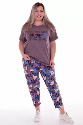 Пижама женская 5-309 (шоколад)
