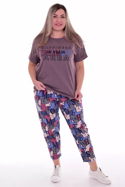 Пижама женская 5-309 (шоколад)