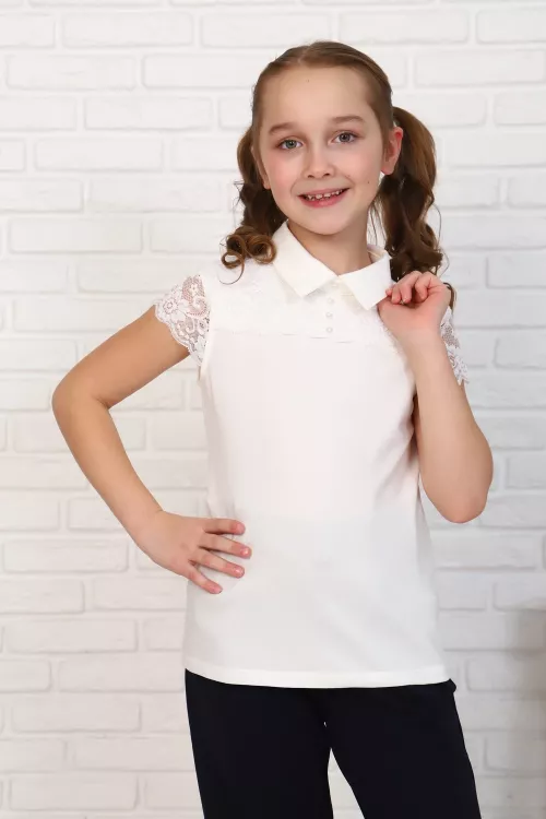 Миранда блузка детская кор. рукав