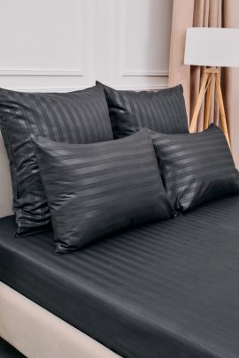 Комплект наволочек Микрофибра Страйп - Серый