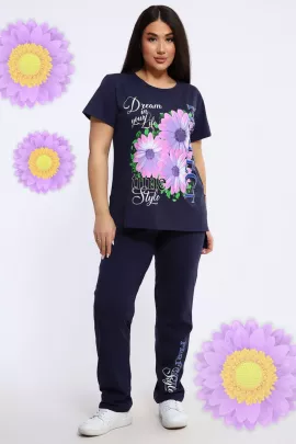 Костюм 646 Gerbera Style темно-синий последний размер