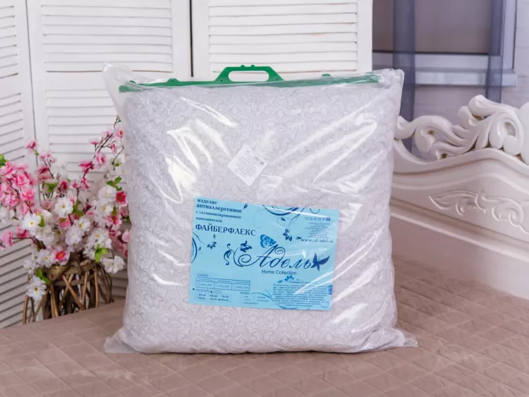 Подушка "Файбер" ультрастеп жаккард