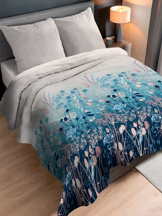 Постельное белье зима-лето с простыней на резинке - Медея