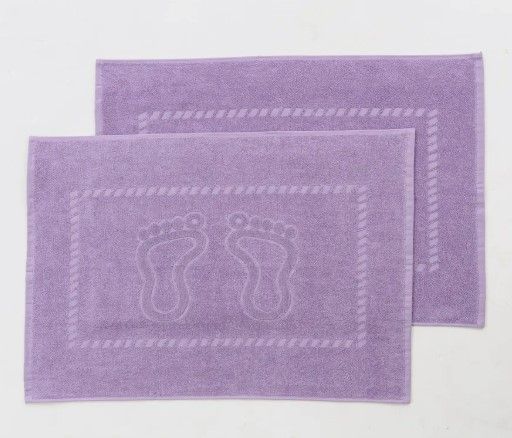 Полотенце махровое - Ножки, цвет насыщенная сирень