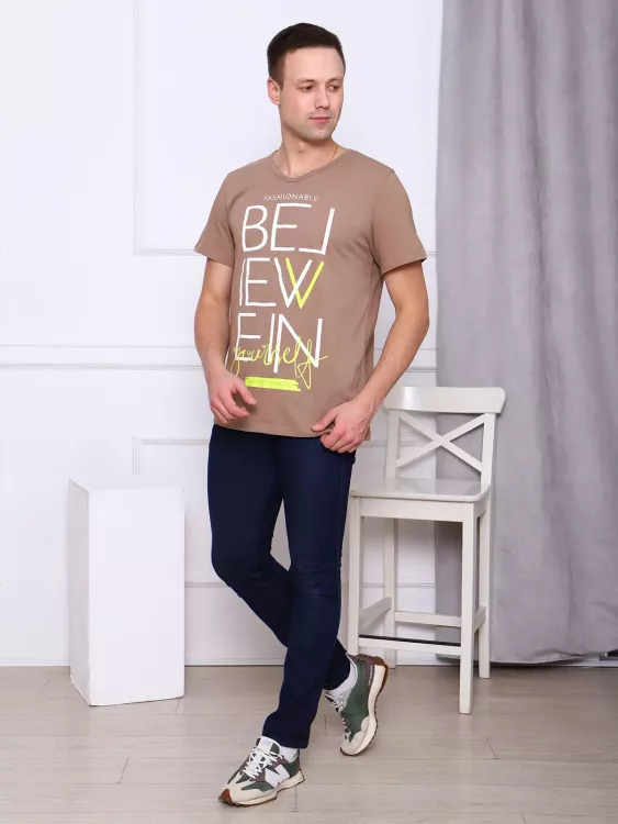 Рэнди (беж) футболка