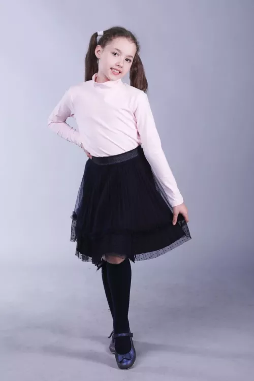 Водолазка детская 614 нежно-розовый последний размер