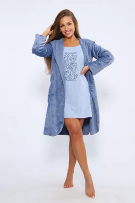 Комплект женский 3-219а (индиго)