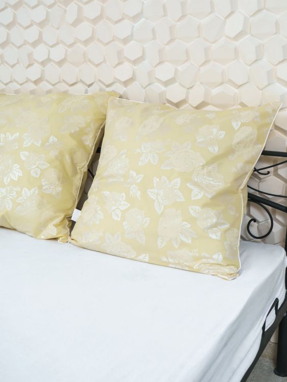 Наперник для подушки из тика с кантом - Шампань