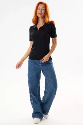 Футболка женская вязаная поло 789030