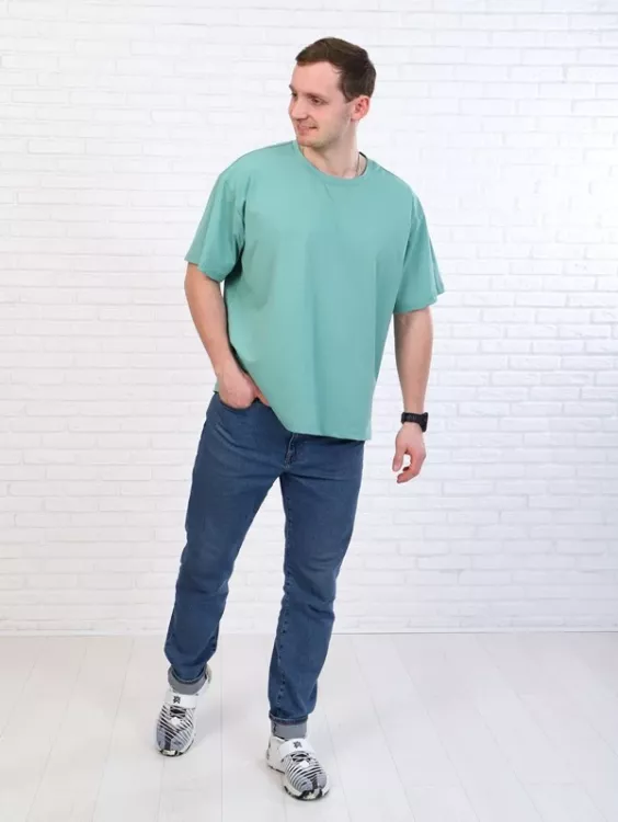 Футболка Однотон (бирюза)