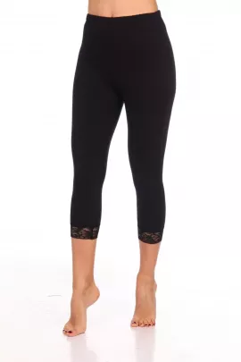 Бриджи "Кружево" черные