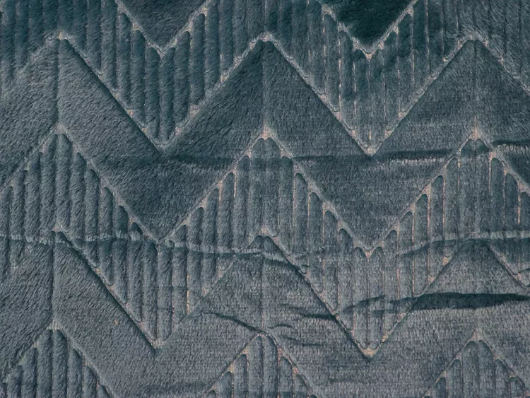 Геометрия(сапфир) плед велсофт