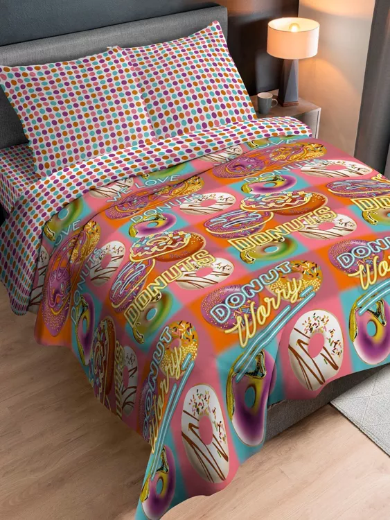 Постельное белье перкаль премиум - Пончики