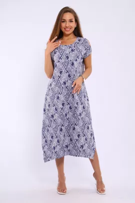 Платье женское 4-110 (индиго)