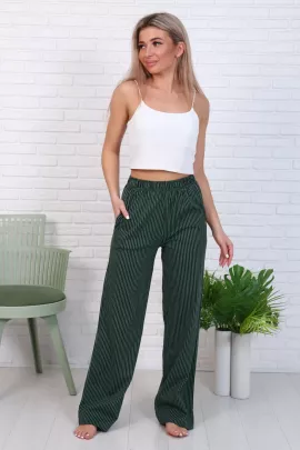 Брюки женские 8-044л (хаки) Монстера