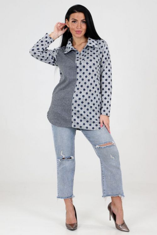 Туника 643587 серый последний размер