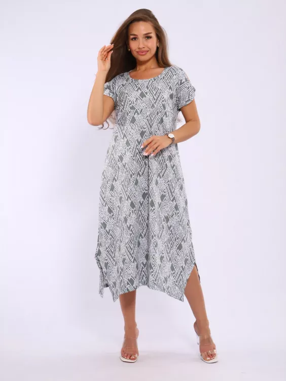 Платье женское 4-110б (зеленый)