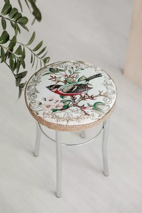 Сидушка на табурет круглая 32