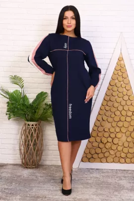 Платье 20654 индиго последний размер