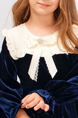 Платье бархатное для девочки 34567