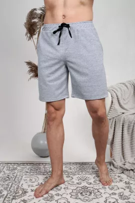 Шм-02 НСД Шорты мужские (футер) Серый меланж
