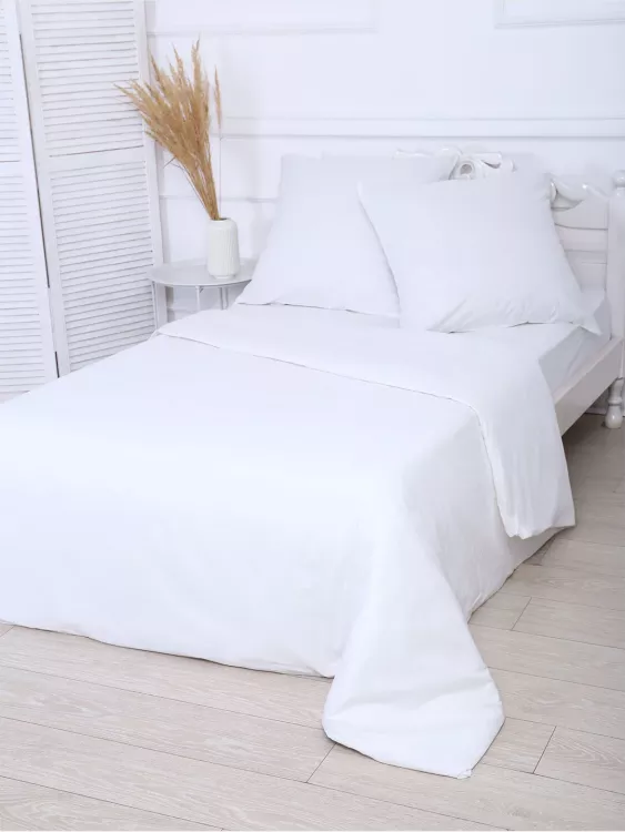 Пододеяльник Бязь 1,5сп.(белая) б/м*