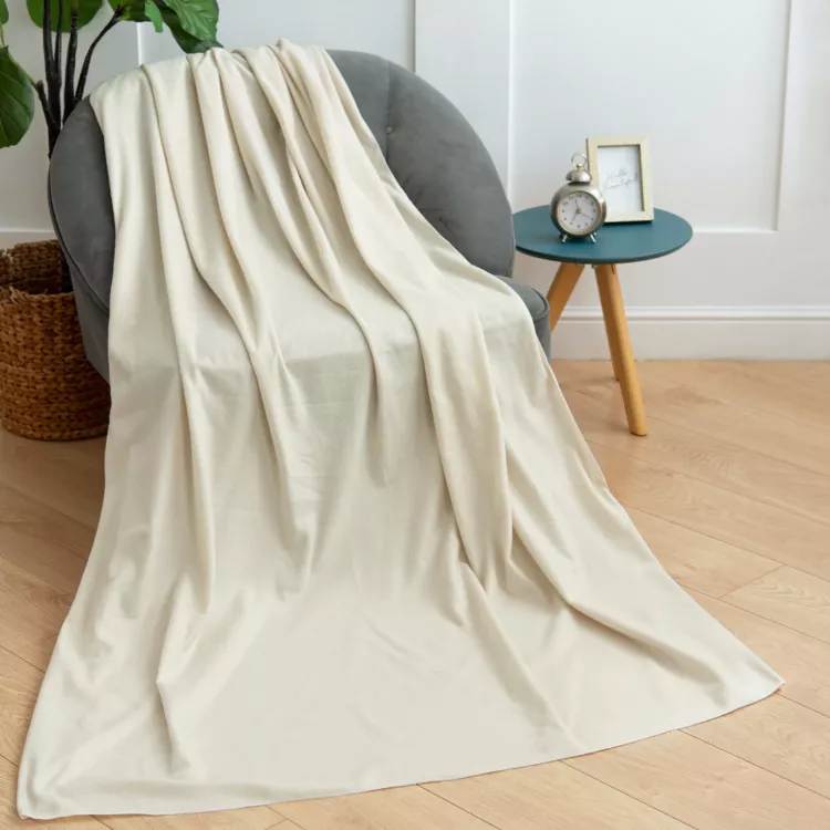 Песочный Плед флис