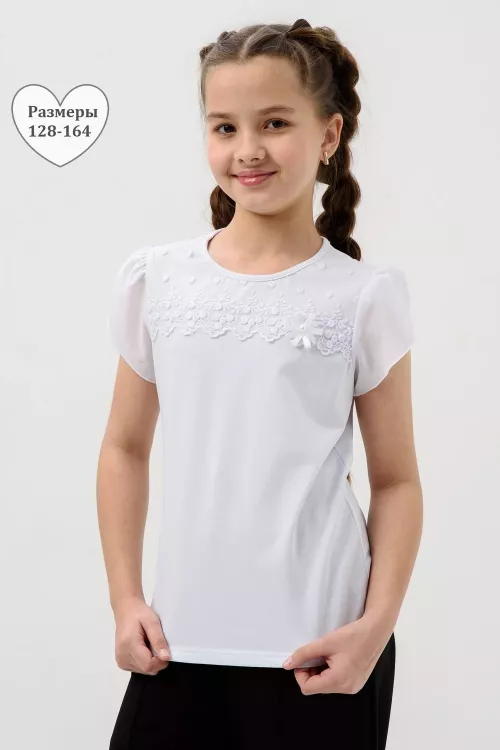 Мимоза блузка детская кор. рукав