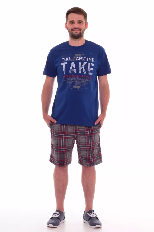 Пижама мужская 9-103б (синий)