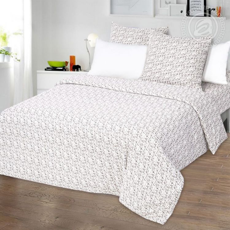 Пододеяльник трикотажный на молнии Эспрессо светлый последний размер