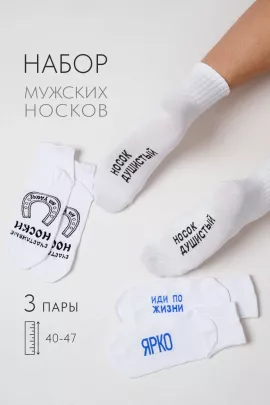 Носки мужские Удача (набор 3 пары)