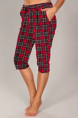 Бриджи женские в клетку 6